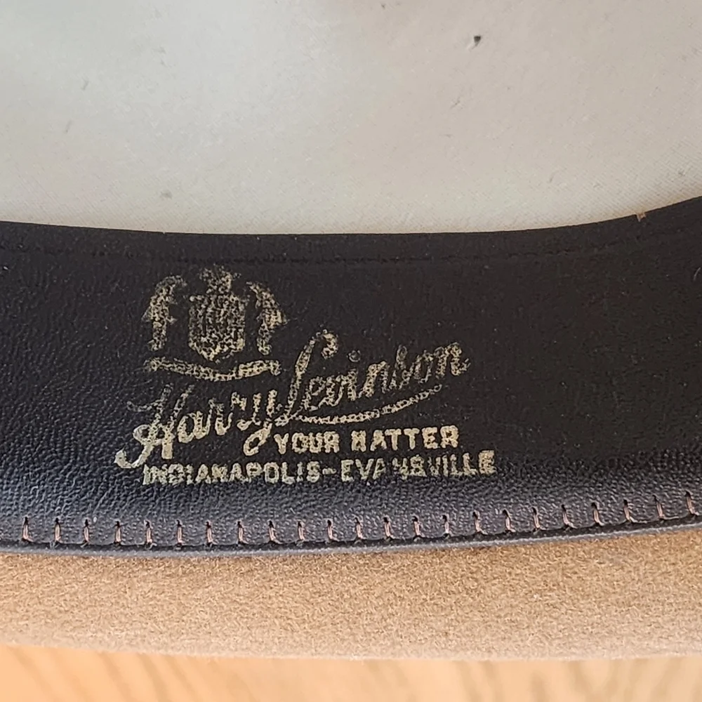 Vintage Courtney Harry Levinson Controlled Brim Dupont Fedora